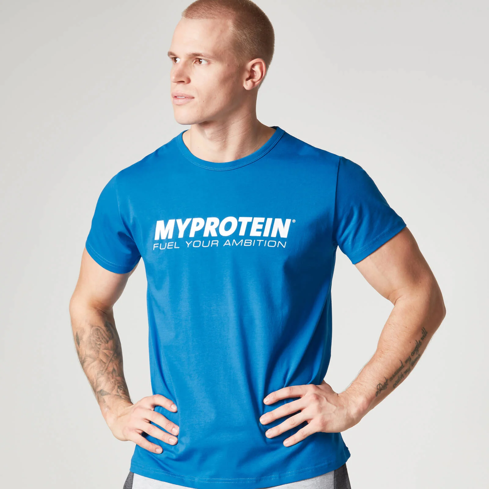 Ανδρικό T-Shirt Myprotein – Μπλε - M - μπλε Εικόνα 1