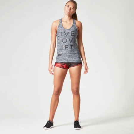 Γυναικεία Αμάνικη Μπλούζα Myprotein με Σλόγκαν – Μαύρη