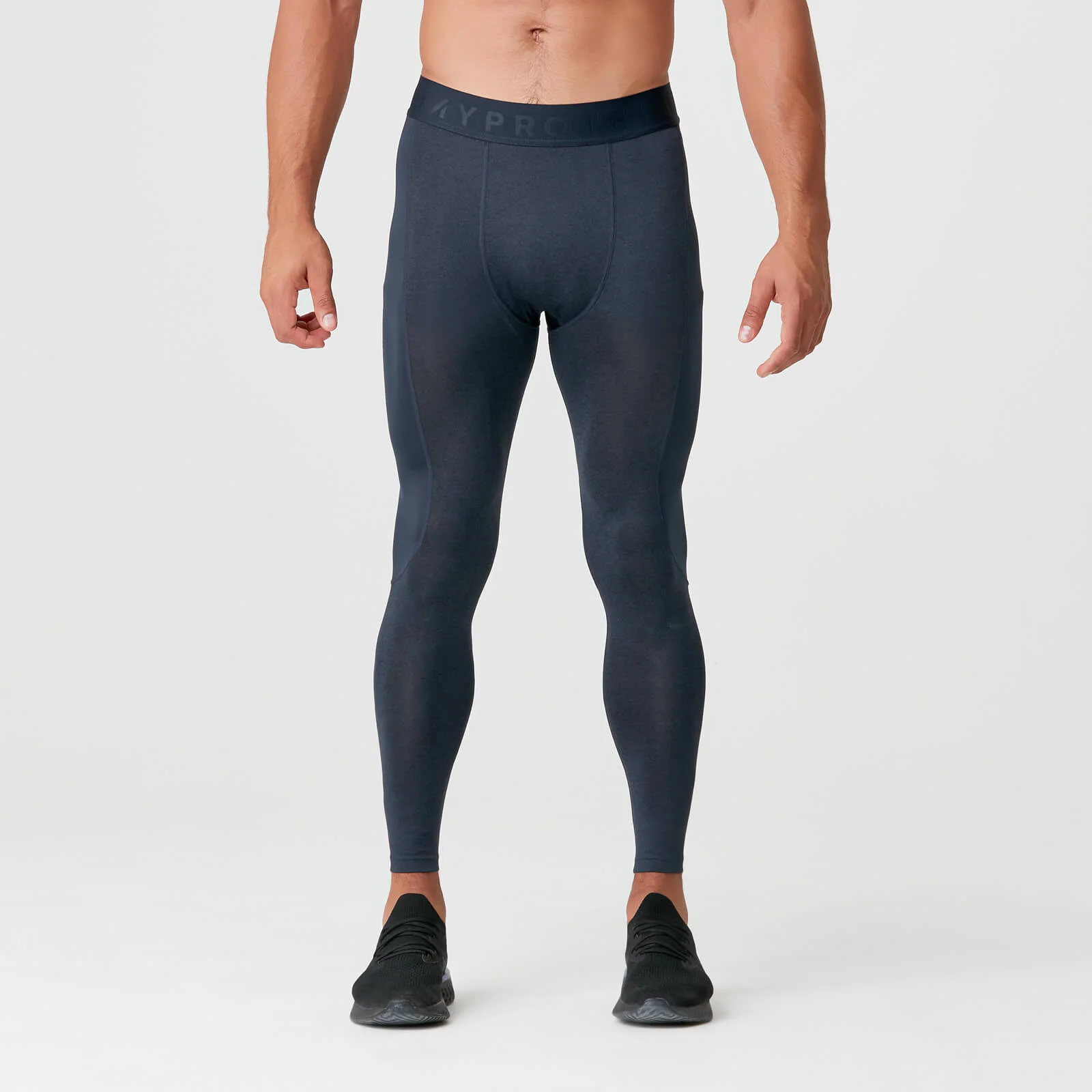 MP Men's Charge Compression Tights - Navy Marl - XS Εικόνα 1