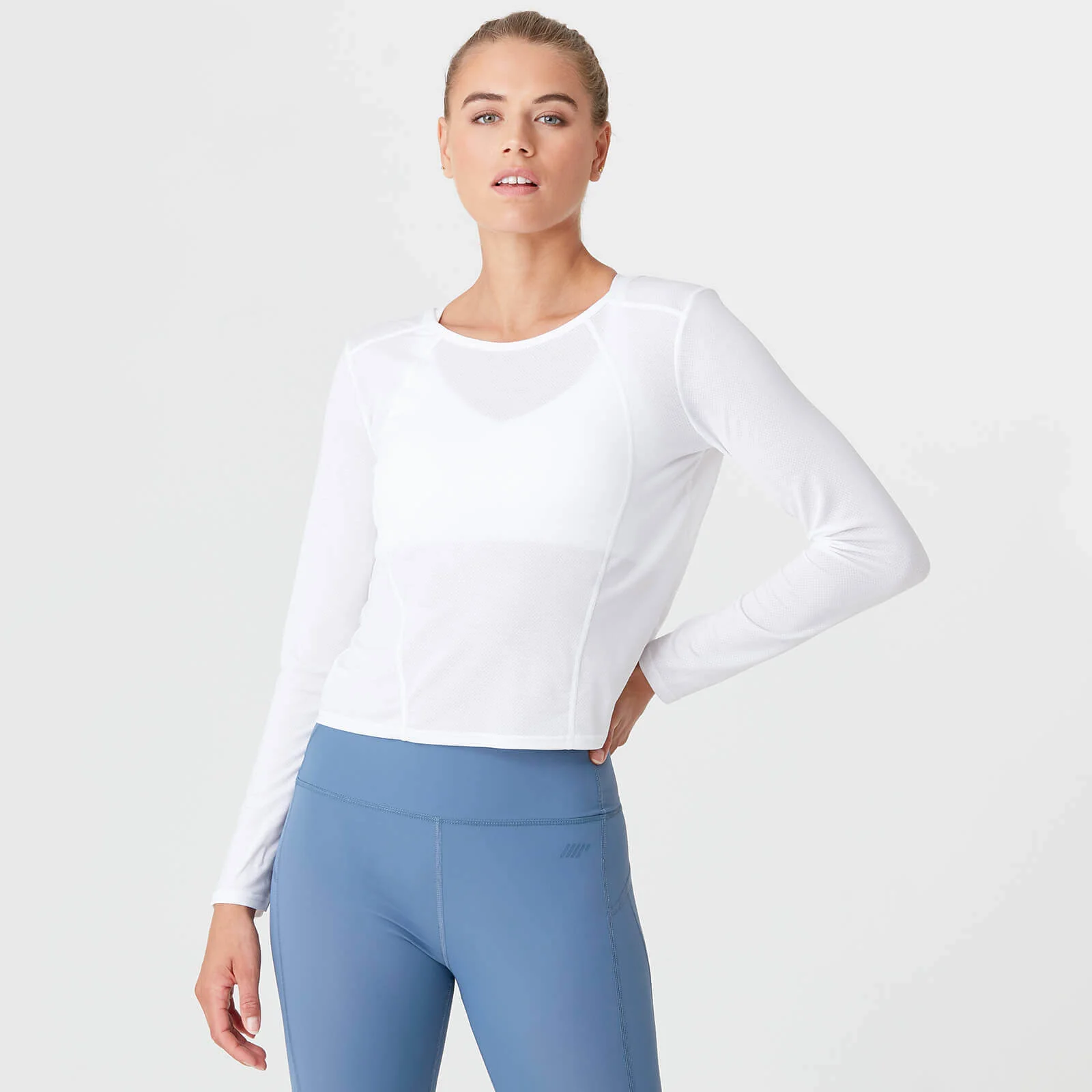 Myprotein Dry Tech Long Sleeve T-Shirt - White - XS Εικόνα 1