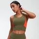 Power Longline Crop Top - Avocado