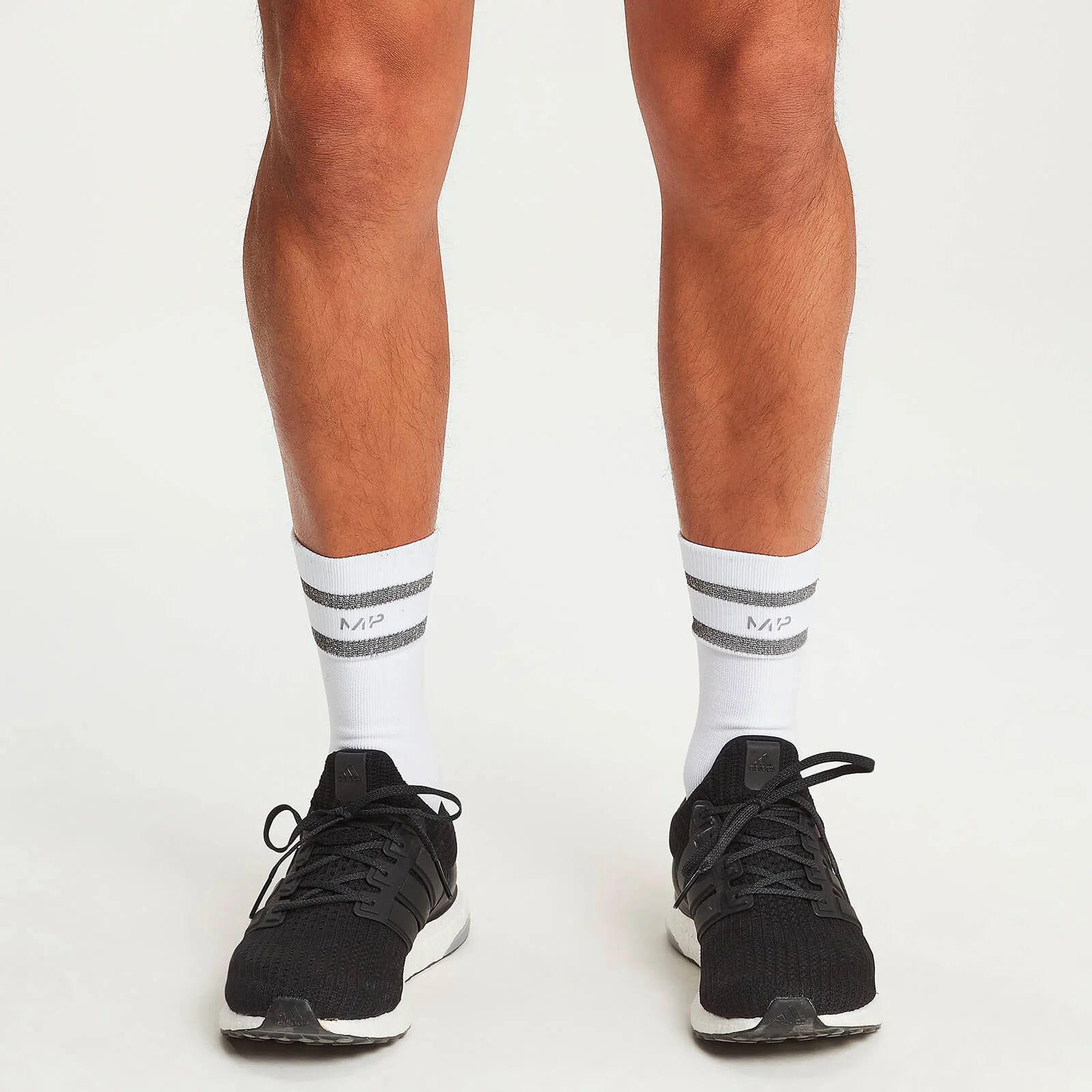 MP Reflective Crew Socks - White - UK 6-8 Εικόνα 1