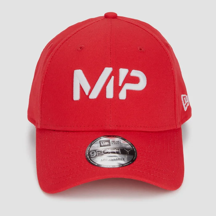 MP NEW ERA 9FORTY Baseball Cap - Κίνδυνος/Άσπρο