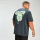 MP x Zack George Acid Wash Oversized Tee - Neon Green