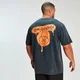 MP x Zack George Acid Wash Oversized Tee - Neon Orange