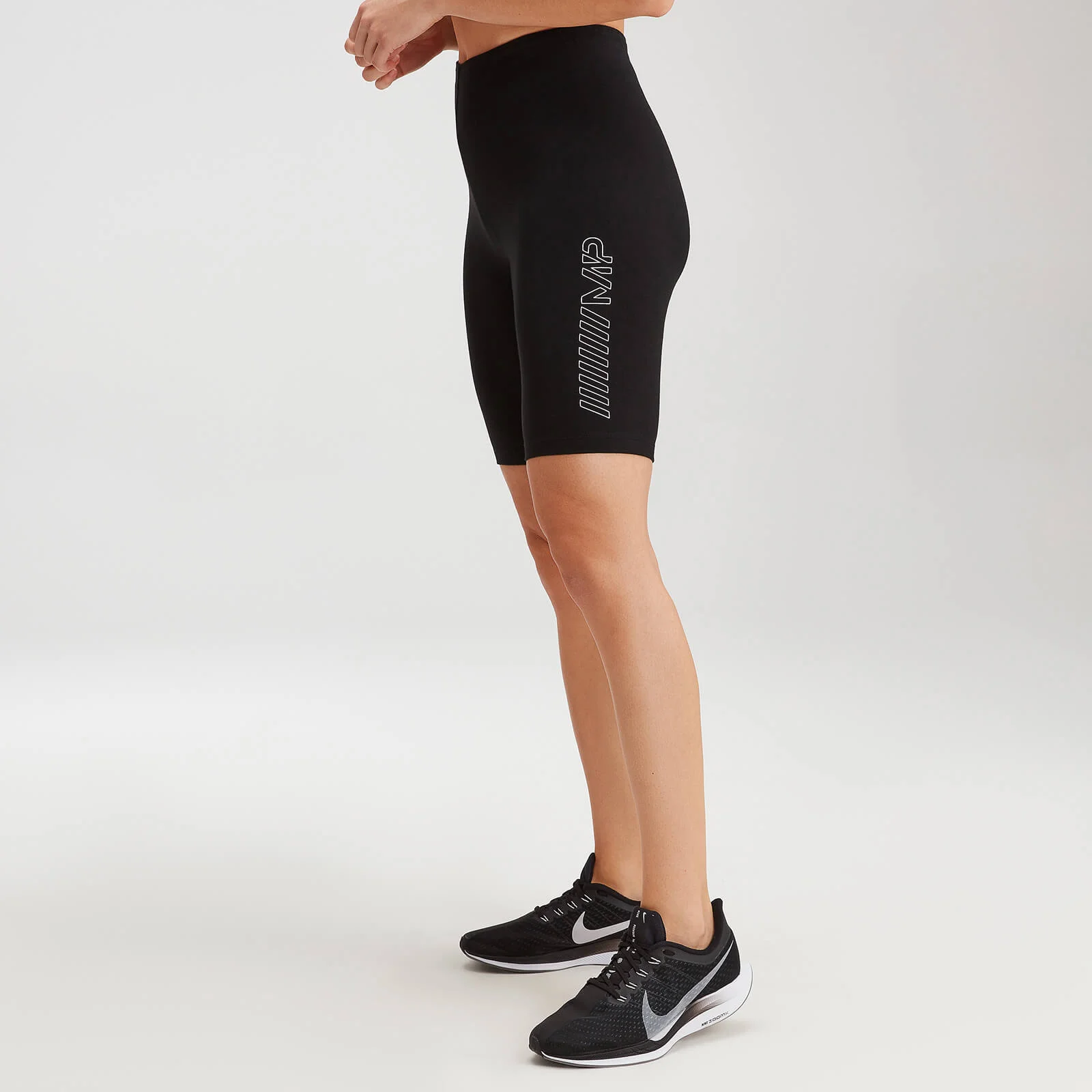MP Women's Outline Graphic Cycling Shorts - Black - XXS Εικόνα 1
