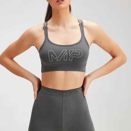 Γυναικείο Αθλητικό Σουτιέν MP Women's Originals - Ανθρακί