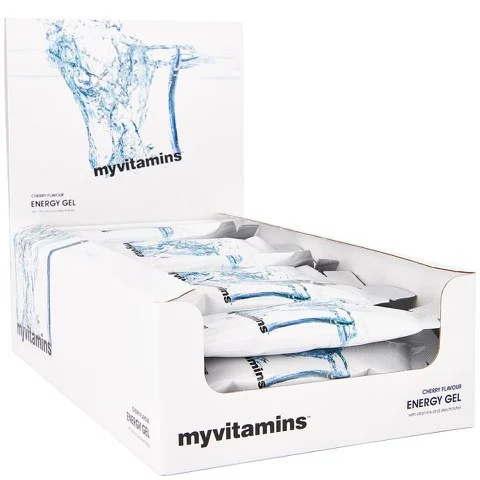 Myvitamins Energy Gel (Box) - 24 x 50g - Κεράσι Εικόνα 1
