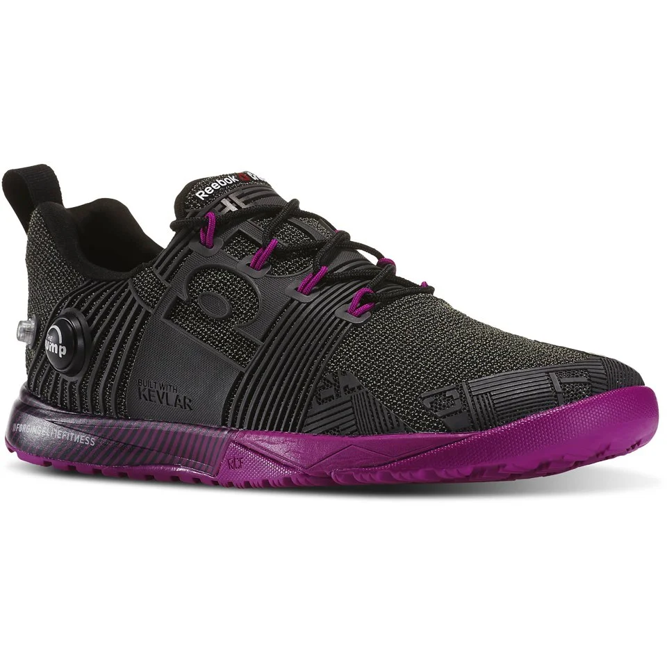 Reebok Women's CrossFit Nano Pump Fusion Trainers - Black/Purple Εικόνα 1