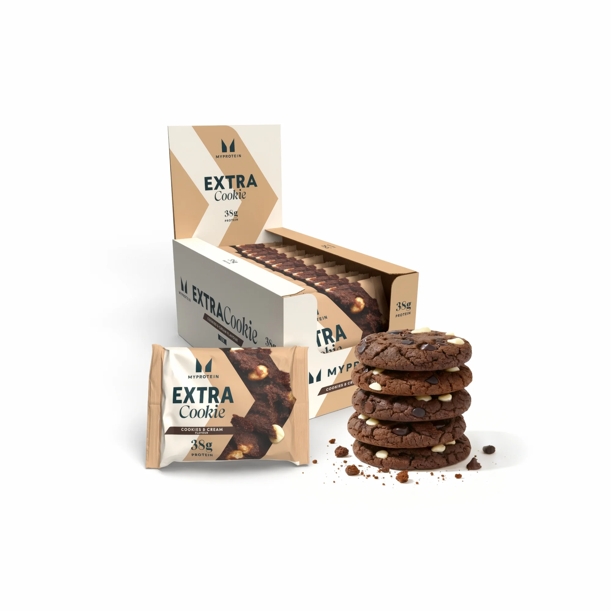 Cookie Πρωτεΐνης - 12 x 75g - Μπισκότα και Κρέμα Εικόνα 1