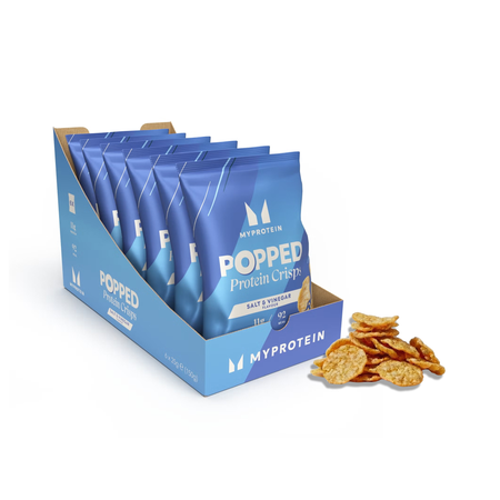 Popped Protein Crisps - Αλάτι & Ξύδι