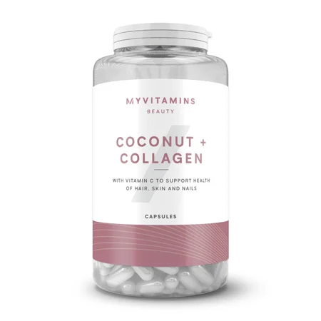 Κάψουλες καρύδας και κολλαγόνου - 180 CAPSULES - 90servings