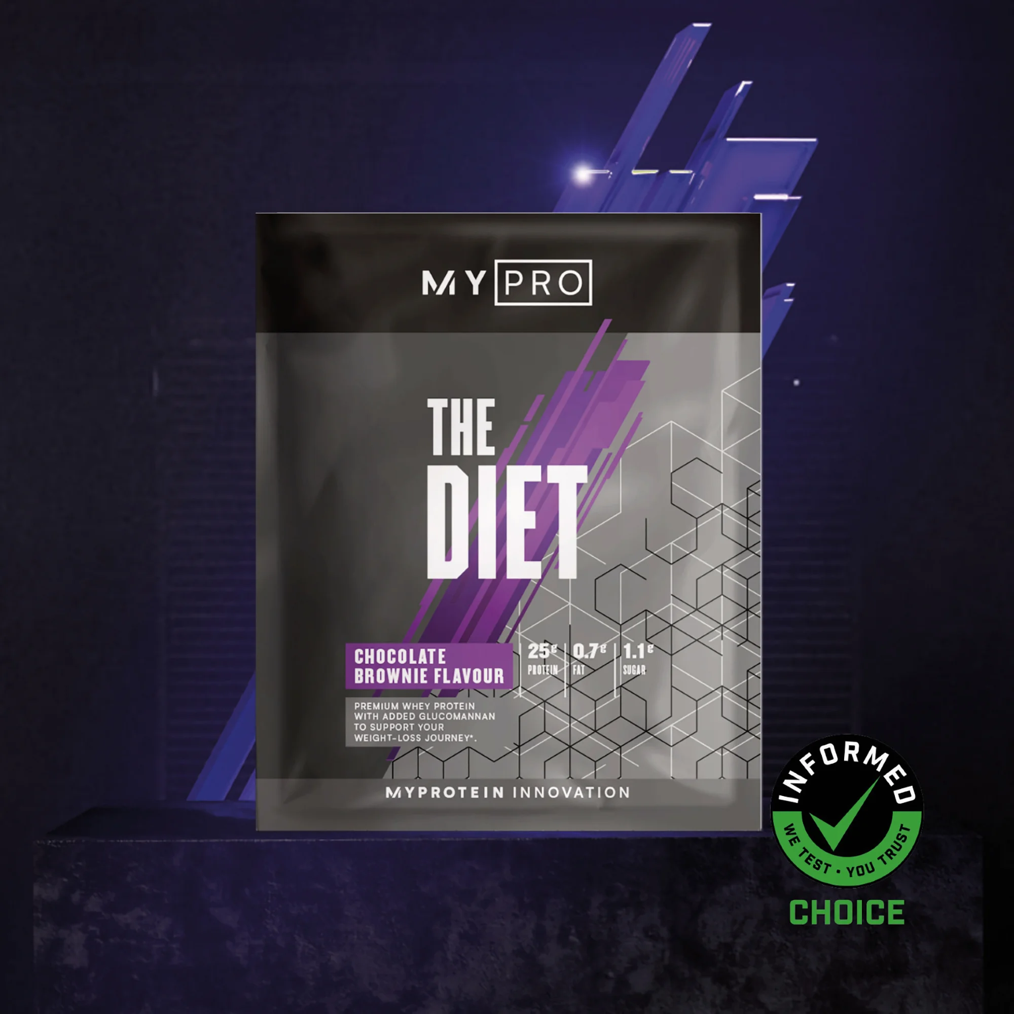 THE Diet (Δειγμα) - 34g - Σοκολάτα Brownie Εικόνα 1