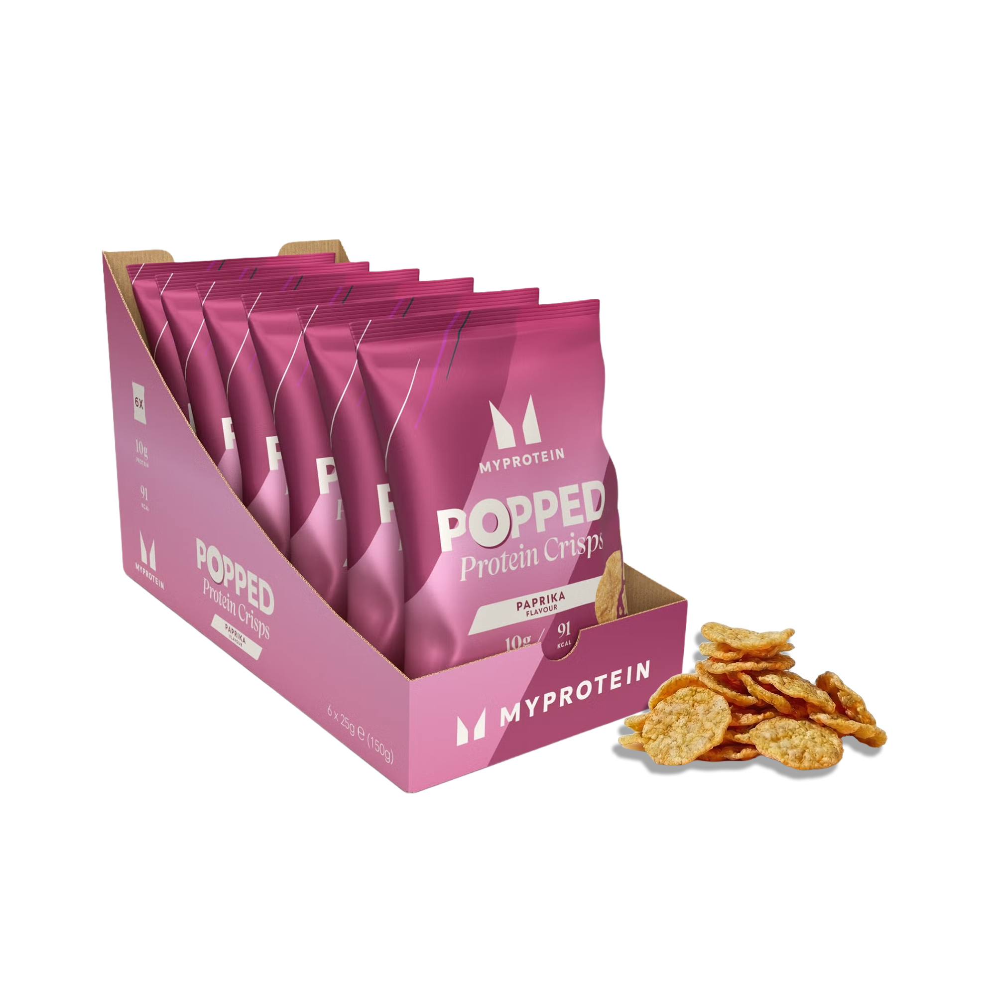Popped Protein Crisps - Πάπρικα Εικόνα 1