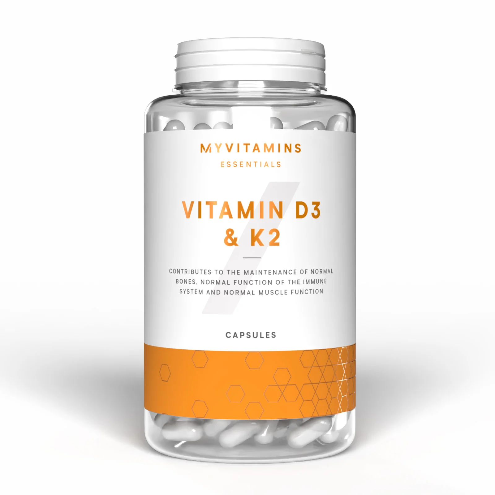 Κάψουλες Βιταμίνης D3 και K2 - 30CAPSULES, 30servings Εικόνα 1