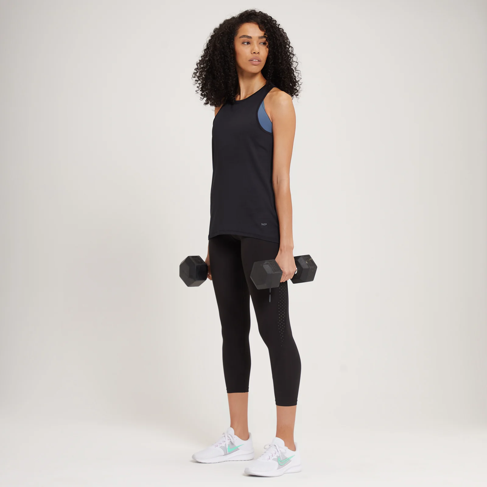 Γυναικείο Αμάνικο Μπλουζάκι MP Power Ultra - Μαύρο - XS Εικόνα 1