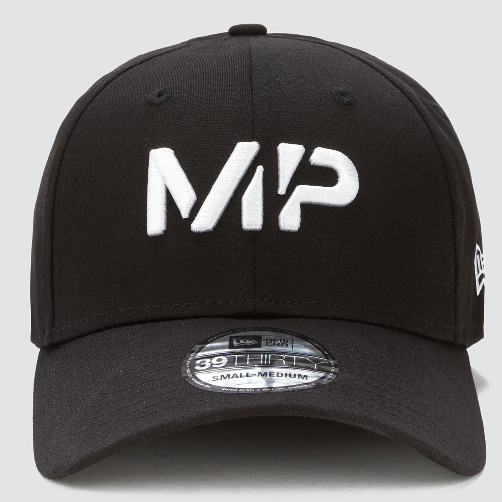 MP New Era 39THIRTY Baseball Cap - Μαύρο/Άσπρο - S-M Εικόνα 1