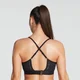 MP Women's Power Ultra Strappy Sports Bra- Μαύρο