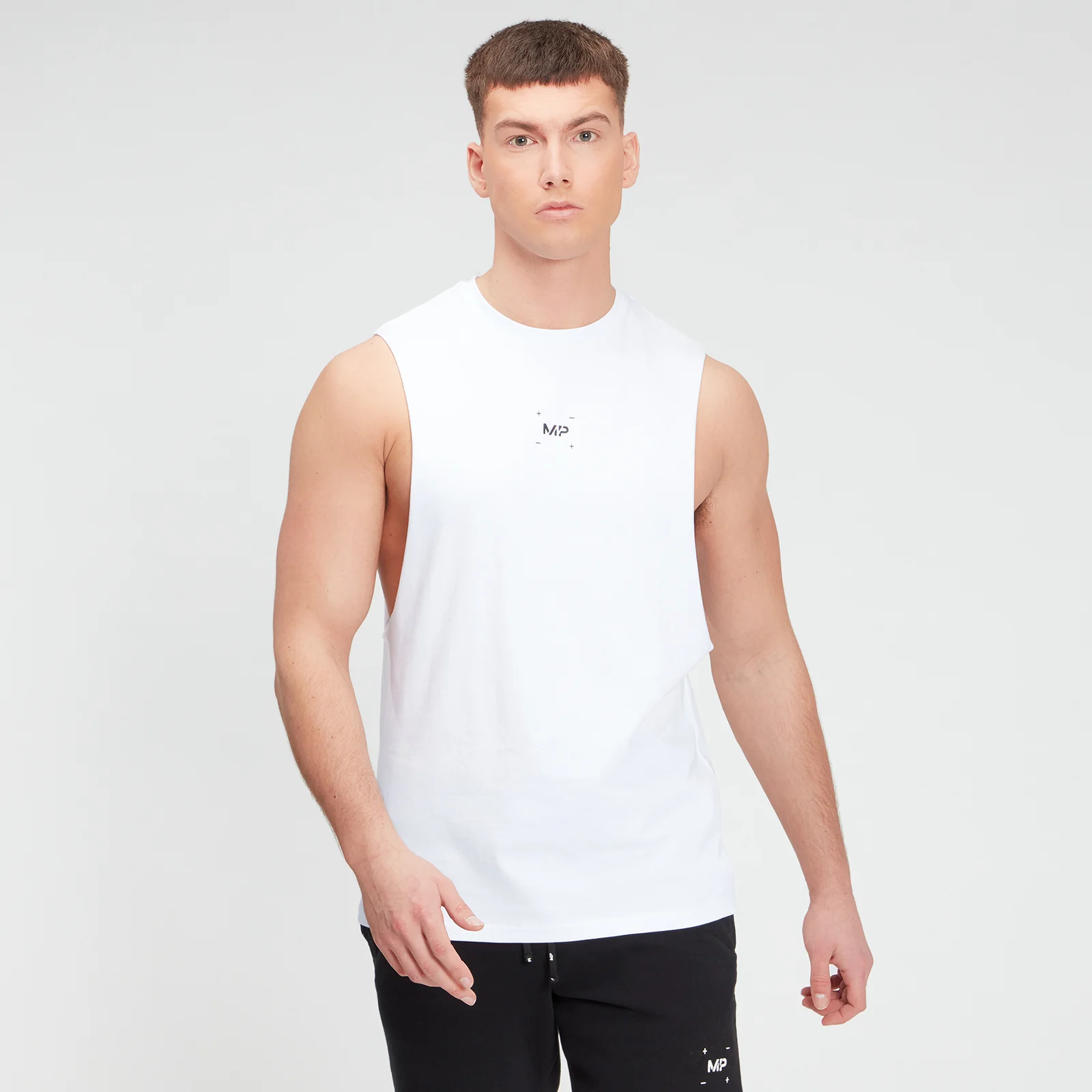 MP Men's Central Graphic Tank - White - XXS Εικόνα 1