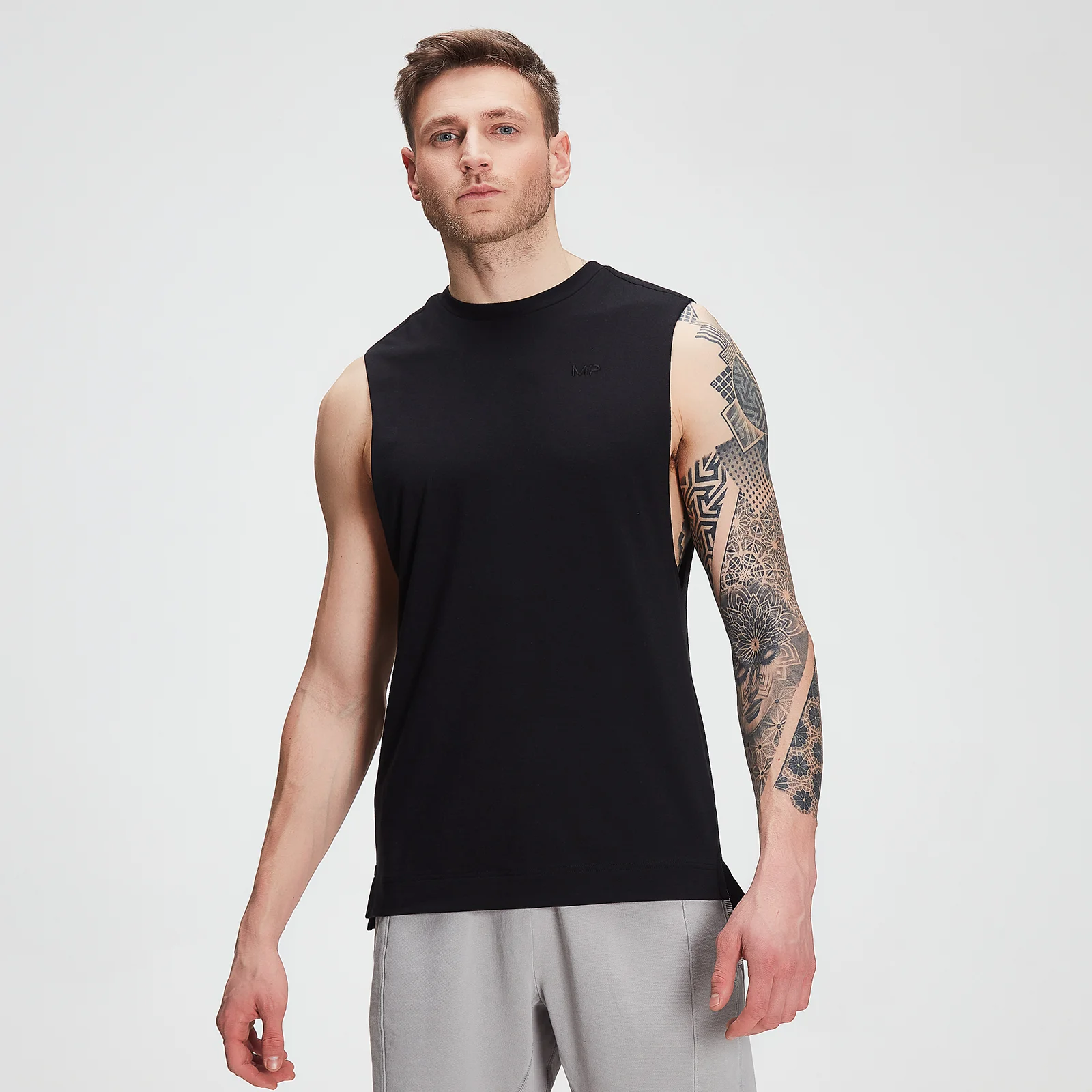 MP Ανδρική προπόνηση drirelease® Drop Armhole Tank - Μαύρο - XXS Εικόνα 1
