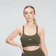 MP Women's Central Graphic Bra - Σκούρο Ελαιόλαδο