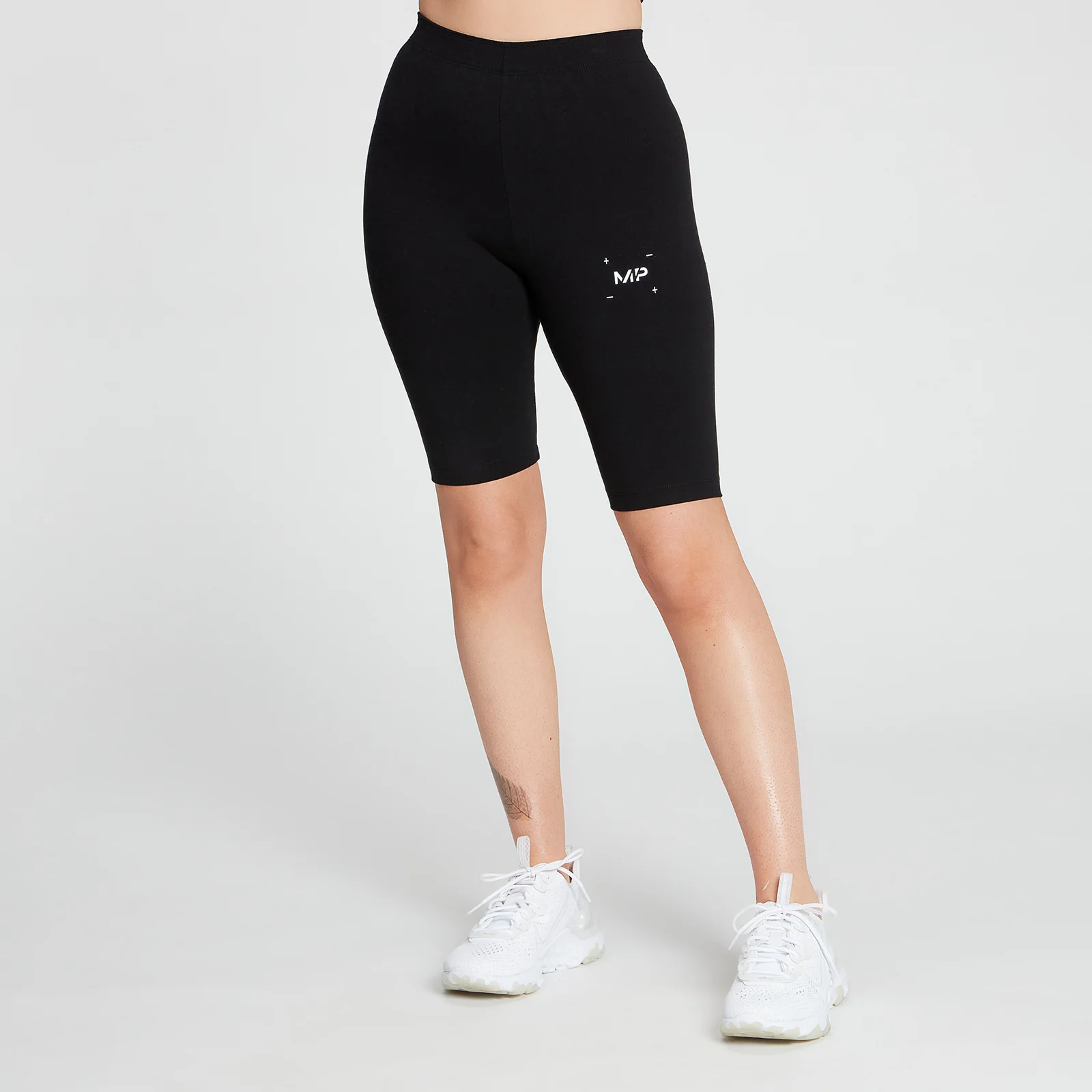 MP Women's Central Graphic Cycling Shorts - Black - XXS Εικόνα 1