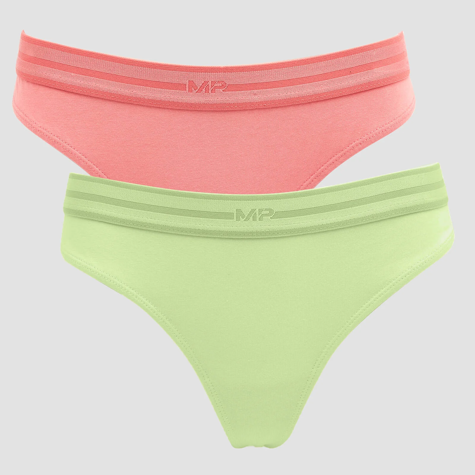 MP Women's Thong (2 Pack) Butterfly/Geranium Pink - XXS Εικόνα 1