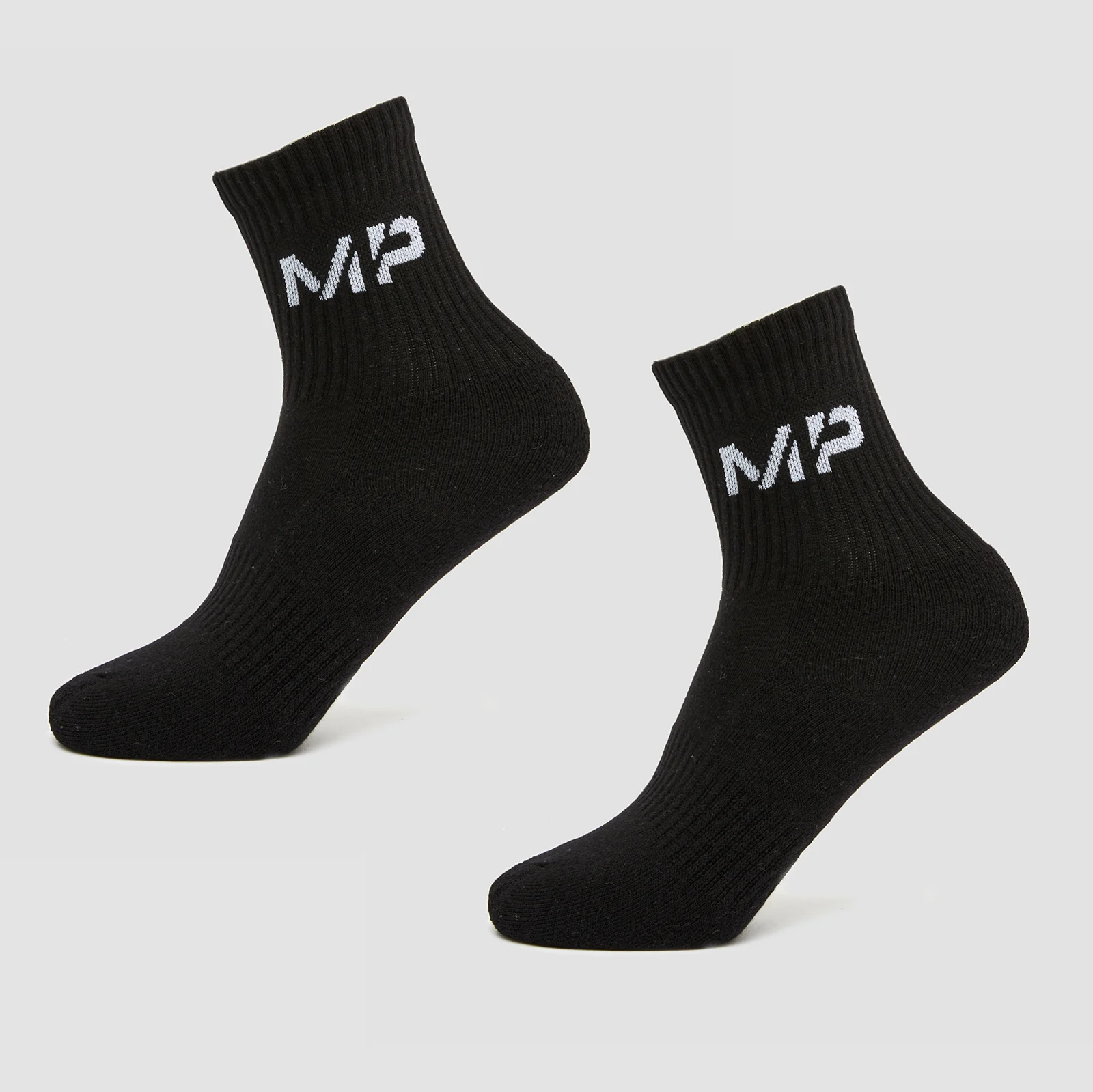 MP Women's Essentials Crew Socks (2 Pack) Μαύρο - UK 3-6 Εικόνα 1
