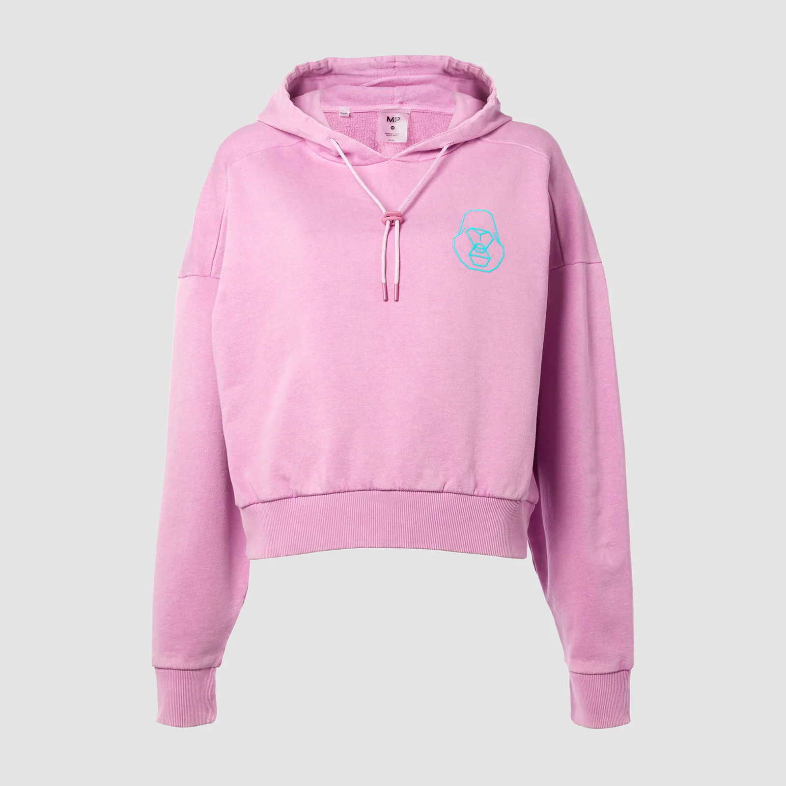 MP X Zack George Women's Washed Crop Hoodie - Pink Lavender - XXS Εικόνα 1