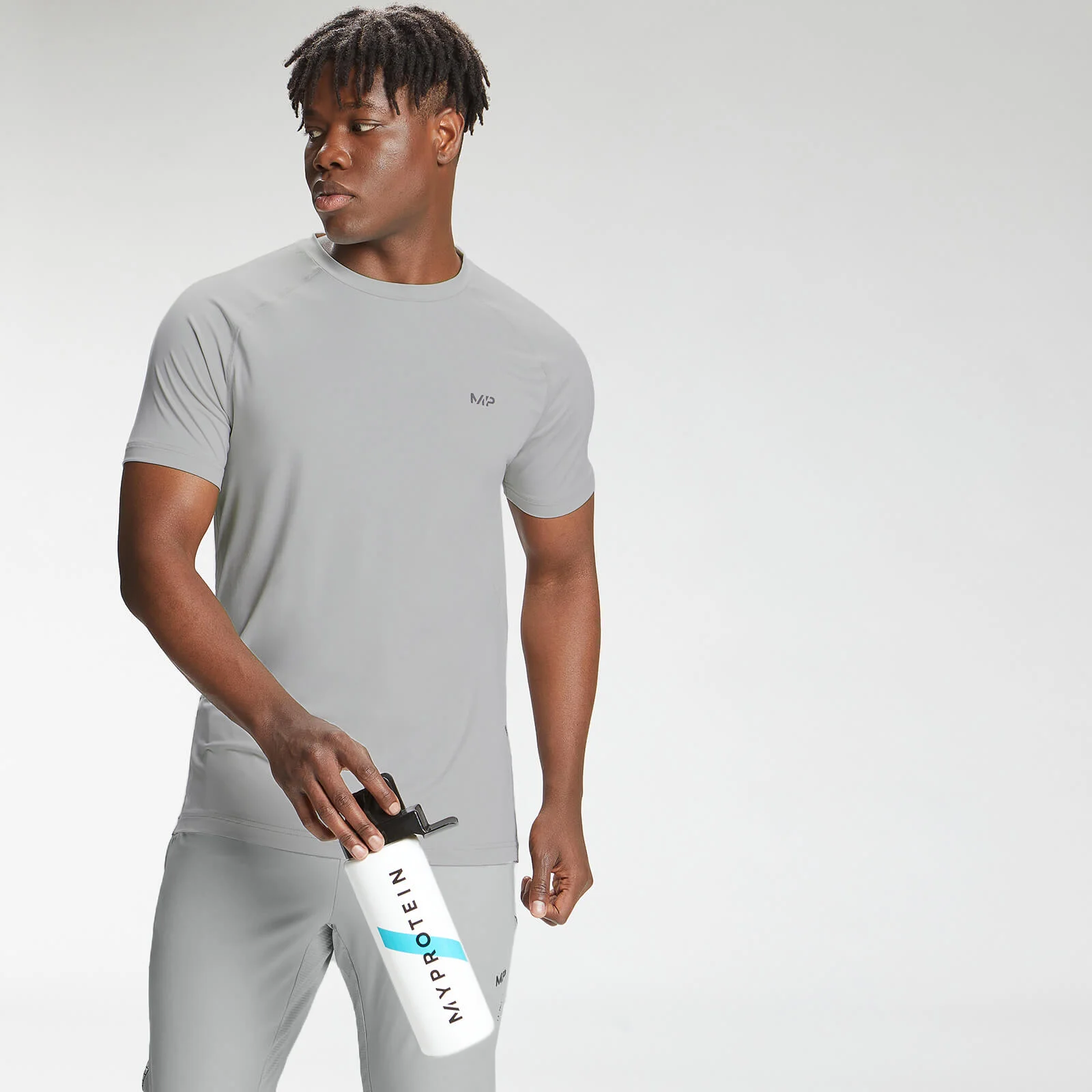 MP Ανδρικό κοντομάνικο μπλουζάκι Tempo - Chrome - XXS Εικόνα 1