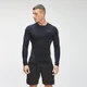 MP Men's Tempo Seamless Long Sleeve Top - Μαύρο
