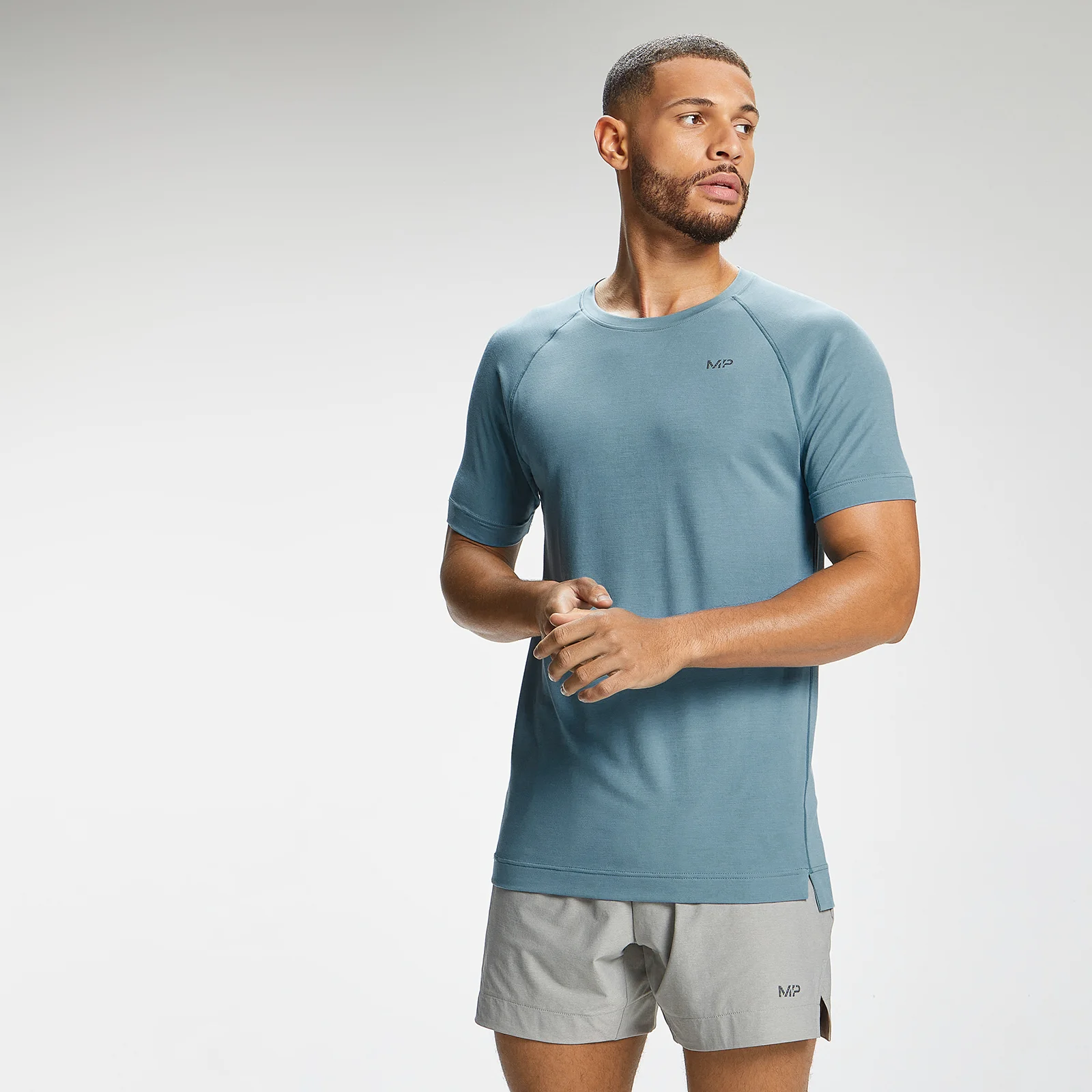 MP Men's Composure Short Sleeve T-Shirt - Storm Blue - XXS Εικόνα 1