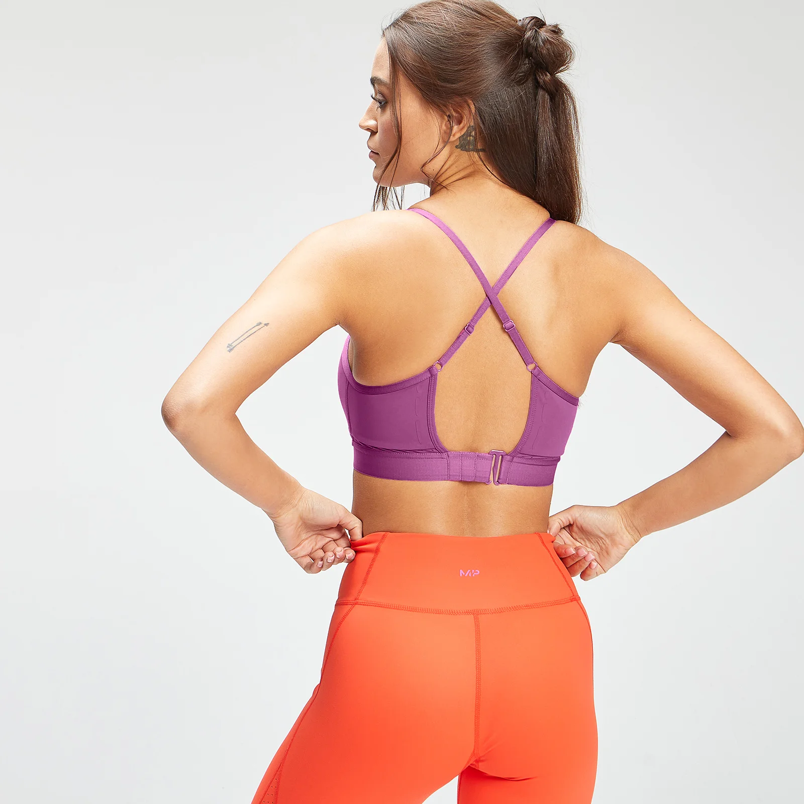 MP Women's Power Ultra Strappy Sports Bra - Ορχιδέα - XXS Εικόνα 1