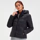 Γυναικείο Ελαφρύ Εξωτερικό Puffer Jacket MP Που Διπλώνει Με Κουκούλα - Μαύρο