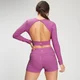 MP Women's Power Open Back Crop Top - Ορχιδέα