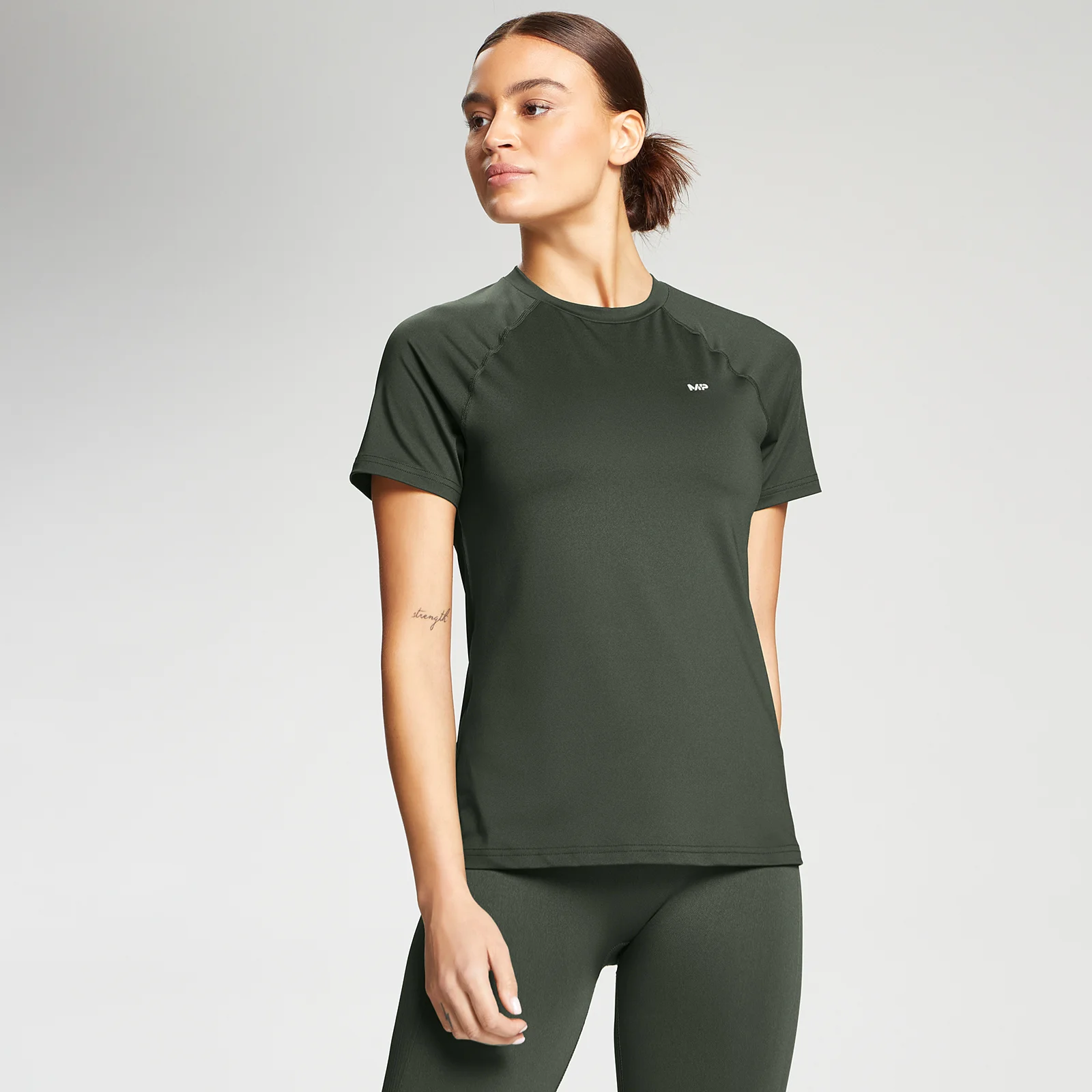MP Γυναικείο μπλουζάκι Essentials Training Slim Fit - Vine Leaf - XXS Εικόνα 1
