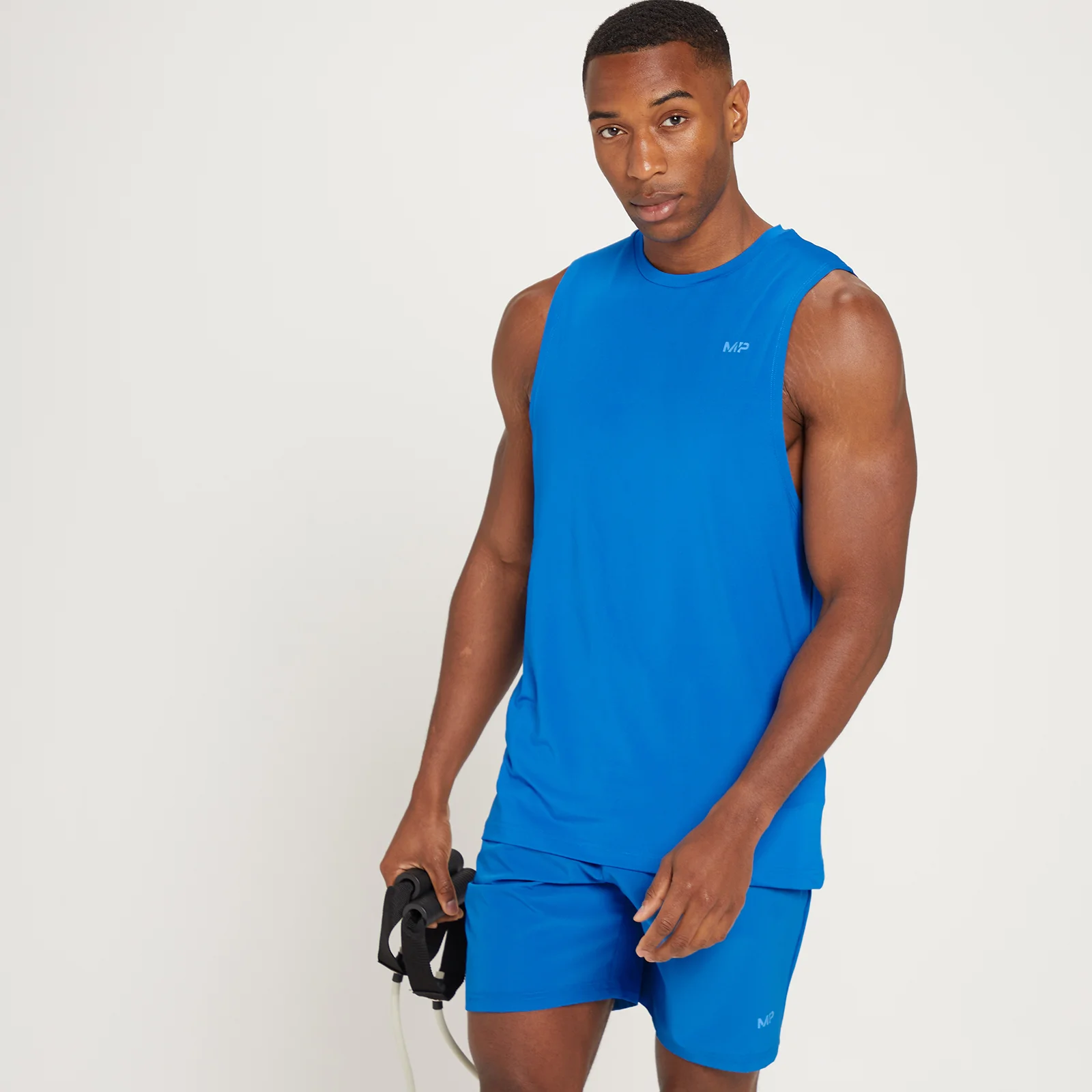 Ανδρικό Tank Top Προπόνησης MP Linear Mark Graphic - True Blue - XXS Εικόνα 1