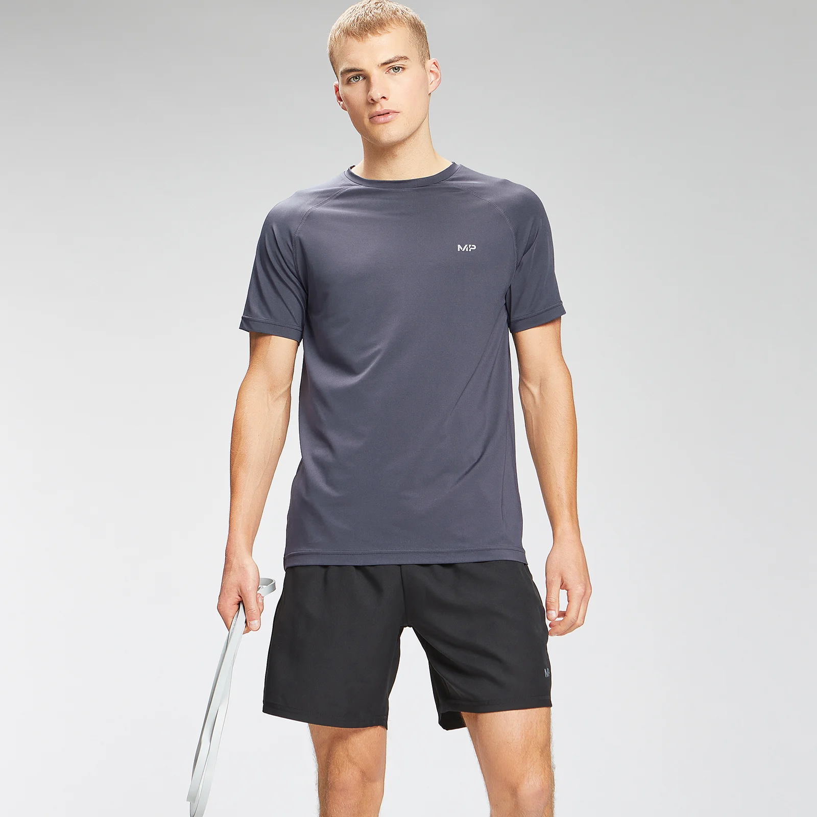 MP Men's Repeat Graphic Training Short Sleeve T-Shirt - Graphite - XXS Εικόνα 1