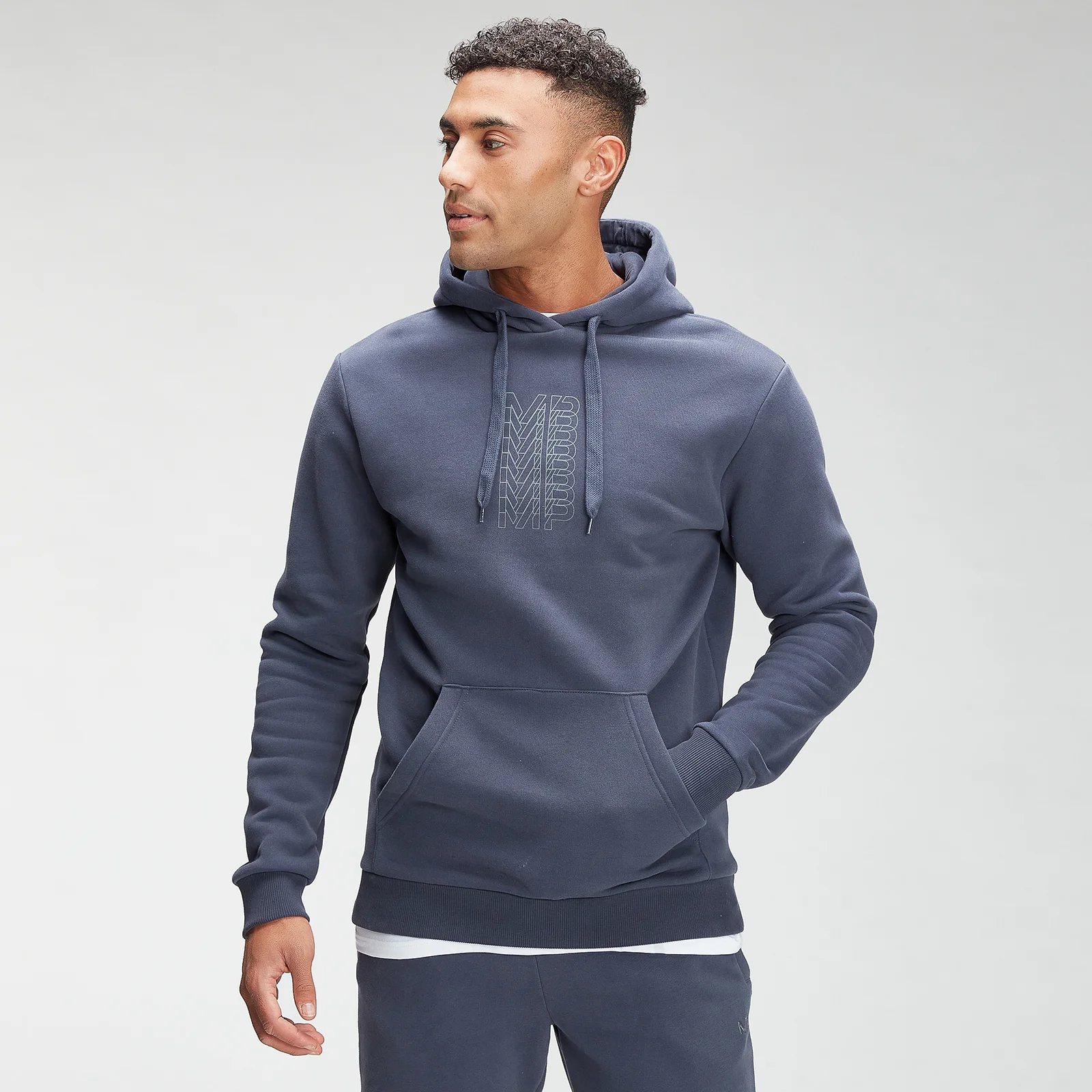MP Men's Repeat MP Graphic Hoodie - Graphite - XXS Εικόνα 1