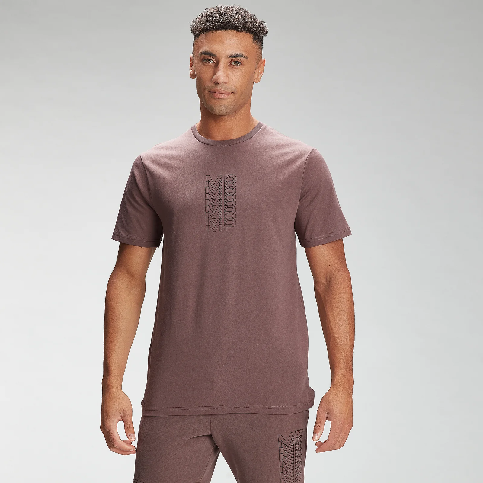MP Men's Repeat MP Graphic Short Sleeve T-Shirt - Warm Brown - XXS Εικόνα 1
