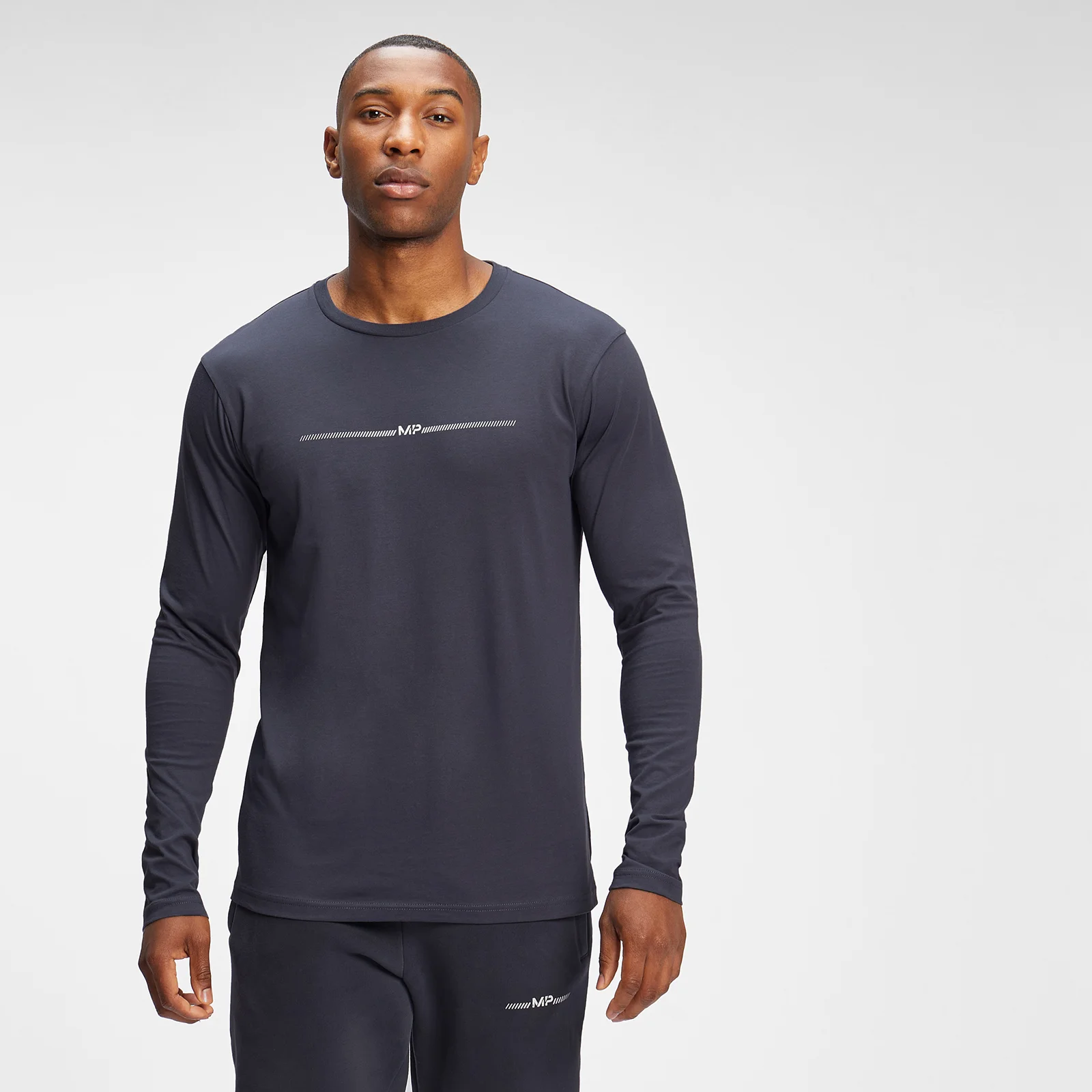 MP Ανδρικό μπλουζάκι Mini Mark Graphic Long Sleeve T-Shirt - γραφίτης - XXS Εικόνα 1