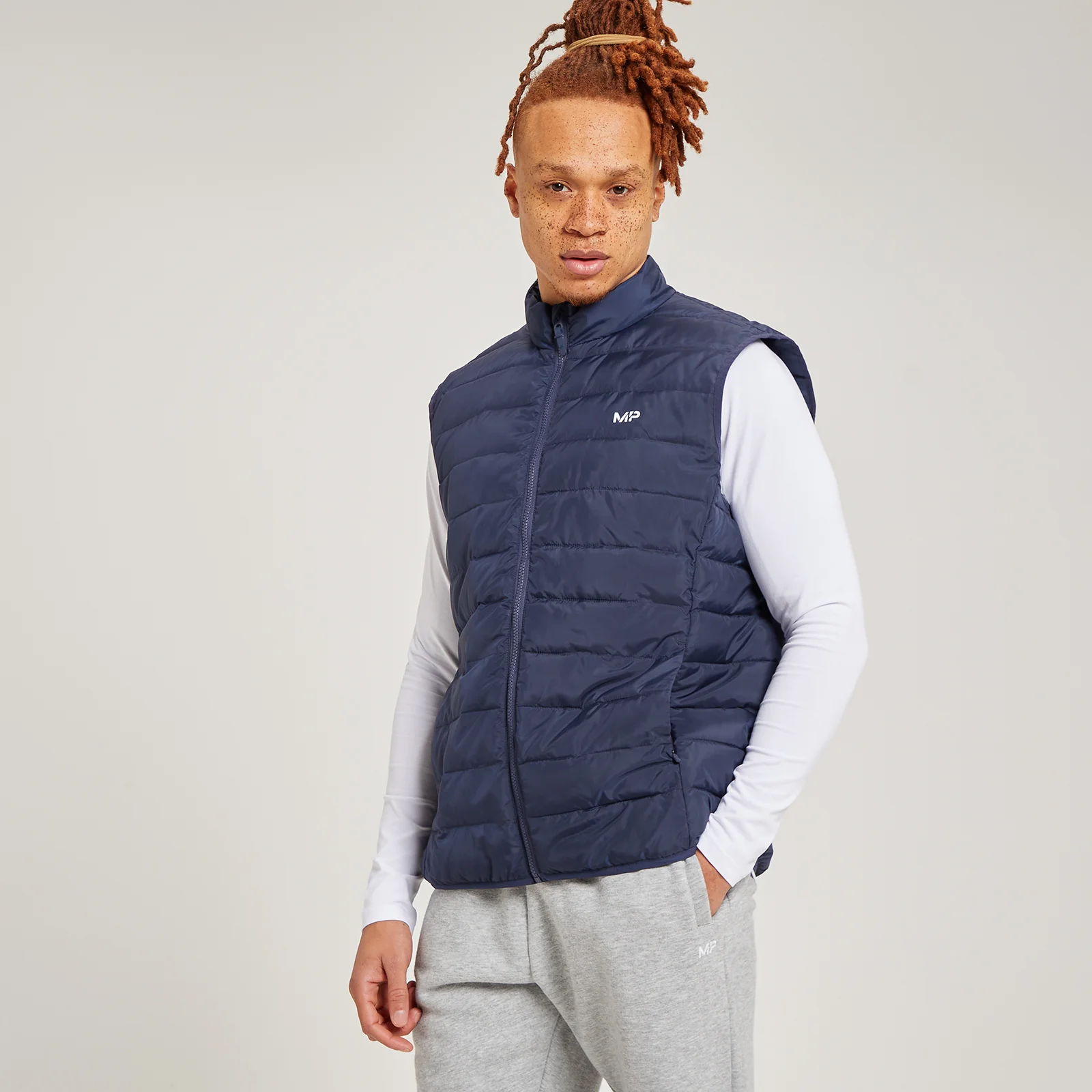 MP Men's Lightweight Gilet - Navy - XS Εικόνα 1