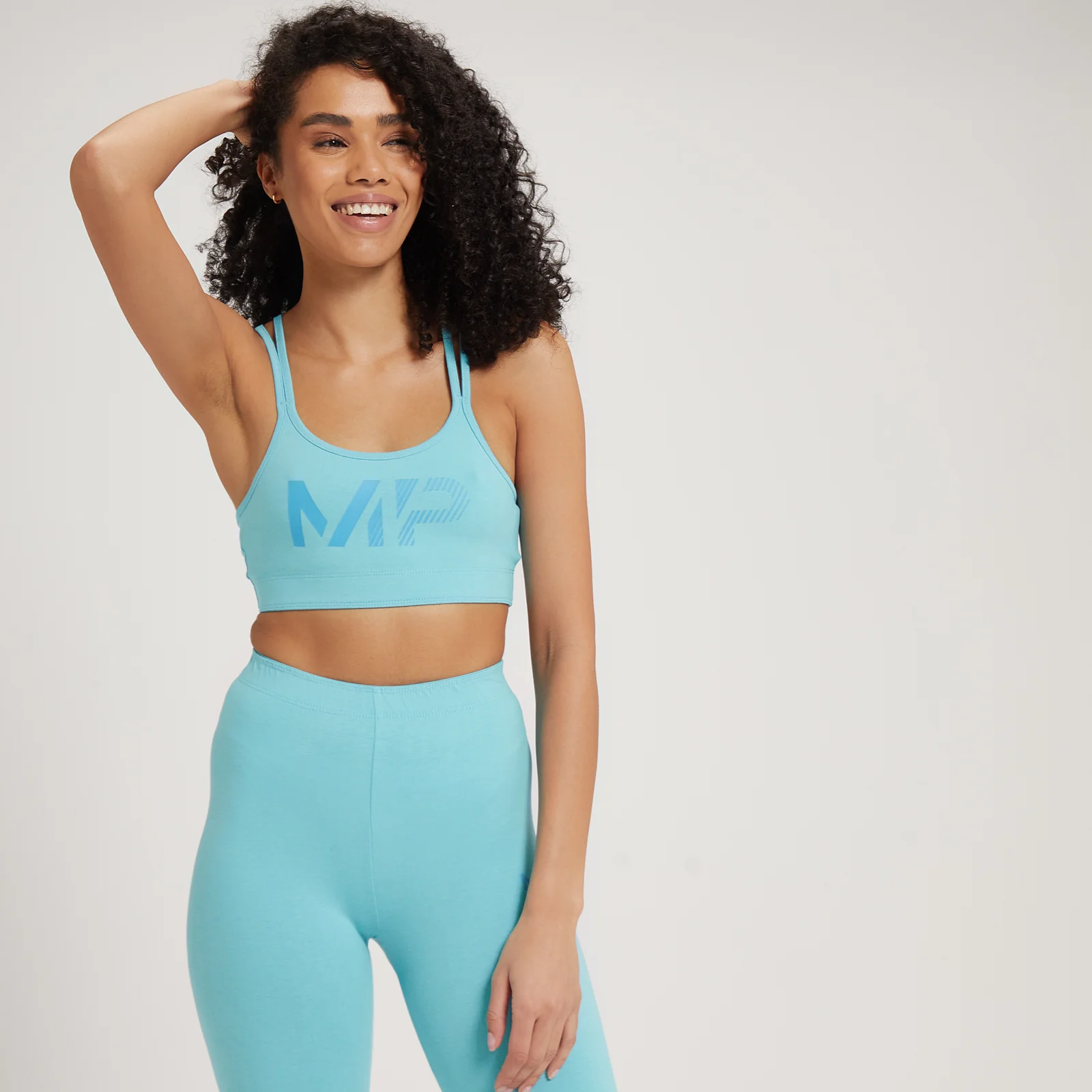 Γυναικείο Αθλητικό Σουτιέν MP Fade Graphic - Powder Blue - XXS Εικόνα 1