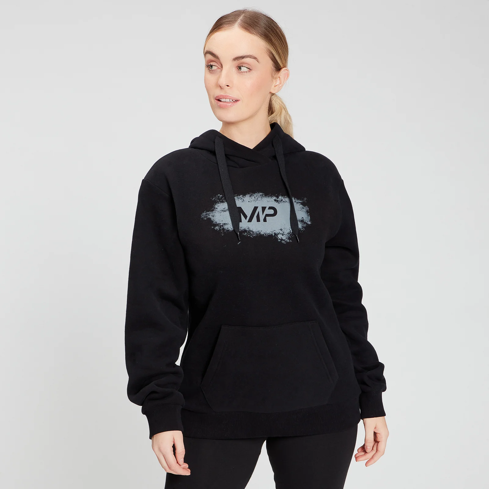 MP Women's Chalk Graphic Hoodie - Black - XXS Εικόνα 1
