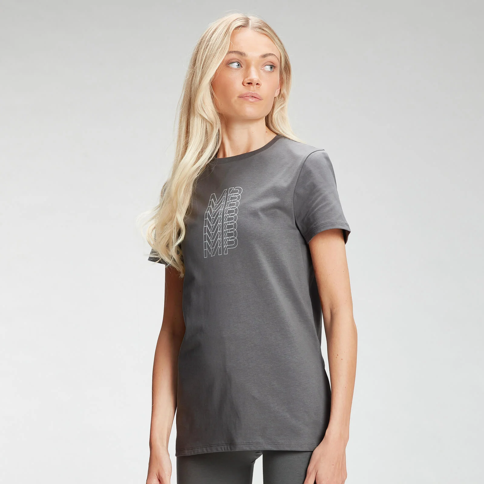 Γυναικείο Μπλουζάκι MP Repeat - Carbon - XXS Εικόνα 1