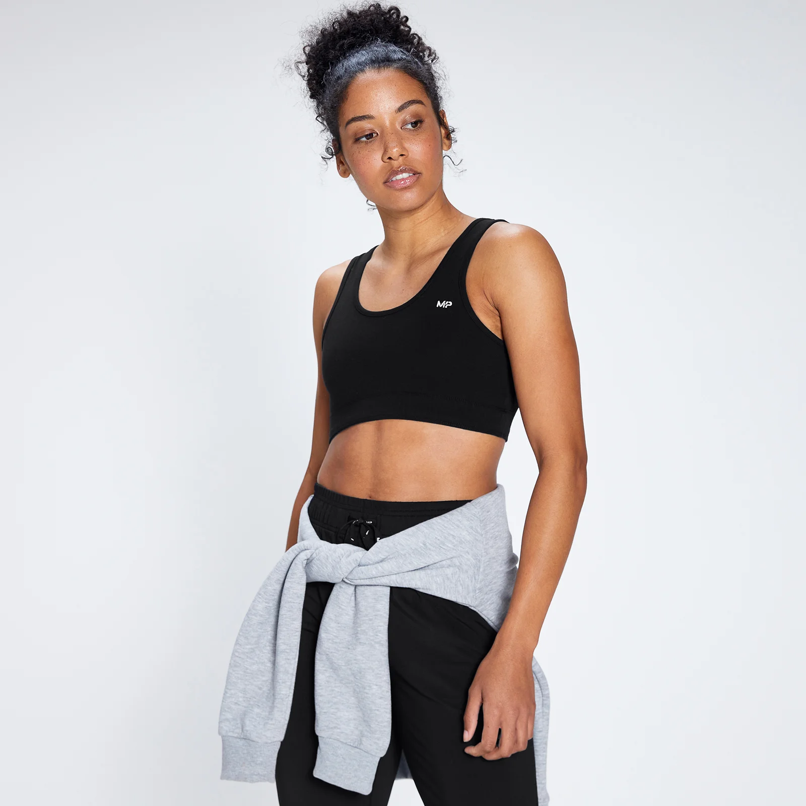 MP Women's Rest Day Wide Strap Sports Bra - Black - XXS Εικόνα 1