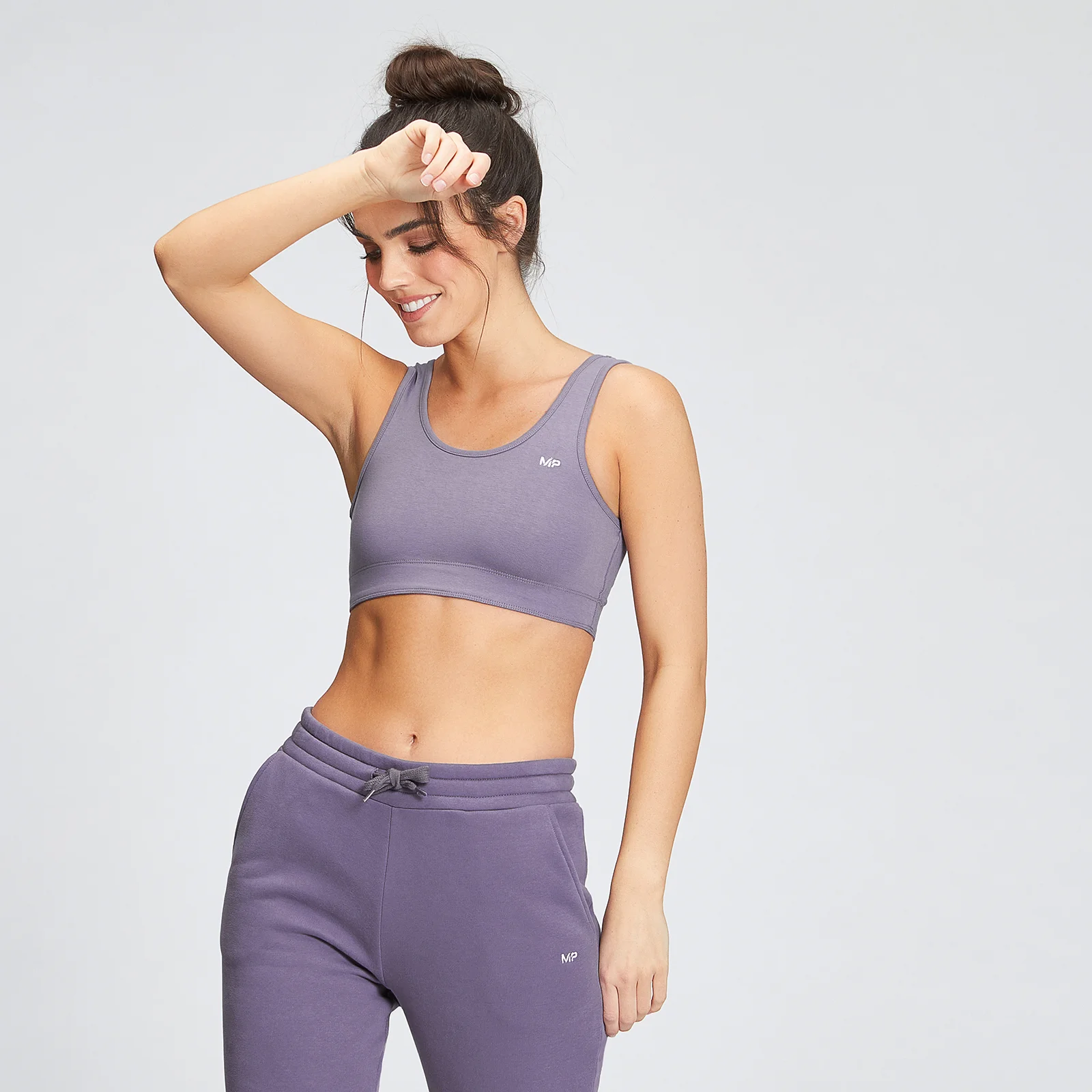 MP Women's Essentials Wide Strap Sports Bra - Smokey Purple - XXS Εικόνα 1