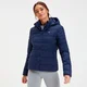 Γυναικείο Ελαφρύ Εξωτερικό Puffer Jacket MP Που Διπλώνει Με Κουκούλα - Σκούρο μπλε