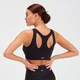 MP Women's Sculpt Laser Cut Sports Bra - Μαύρο