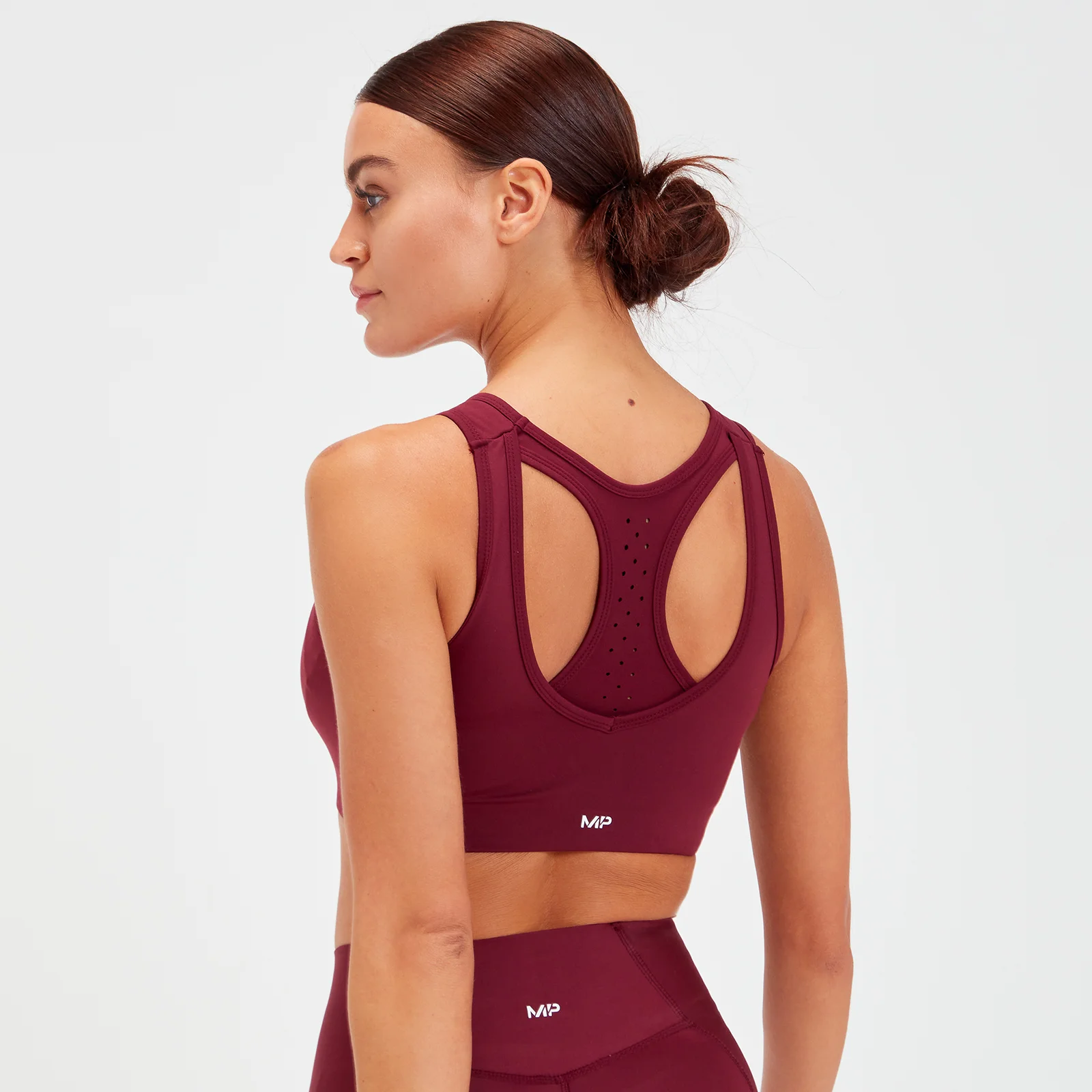 MP Women's Sculpt Laser Cut Sports Bra - Λιμάνι - XXS Εικόνα 1